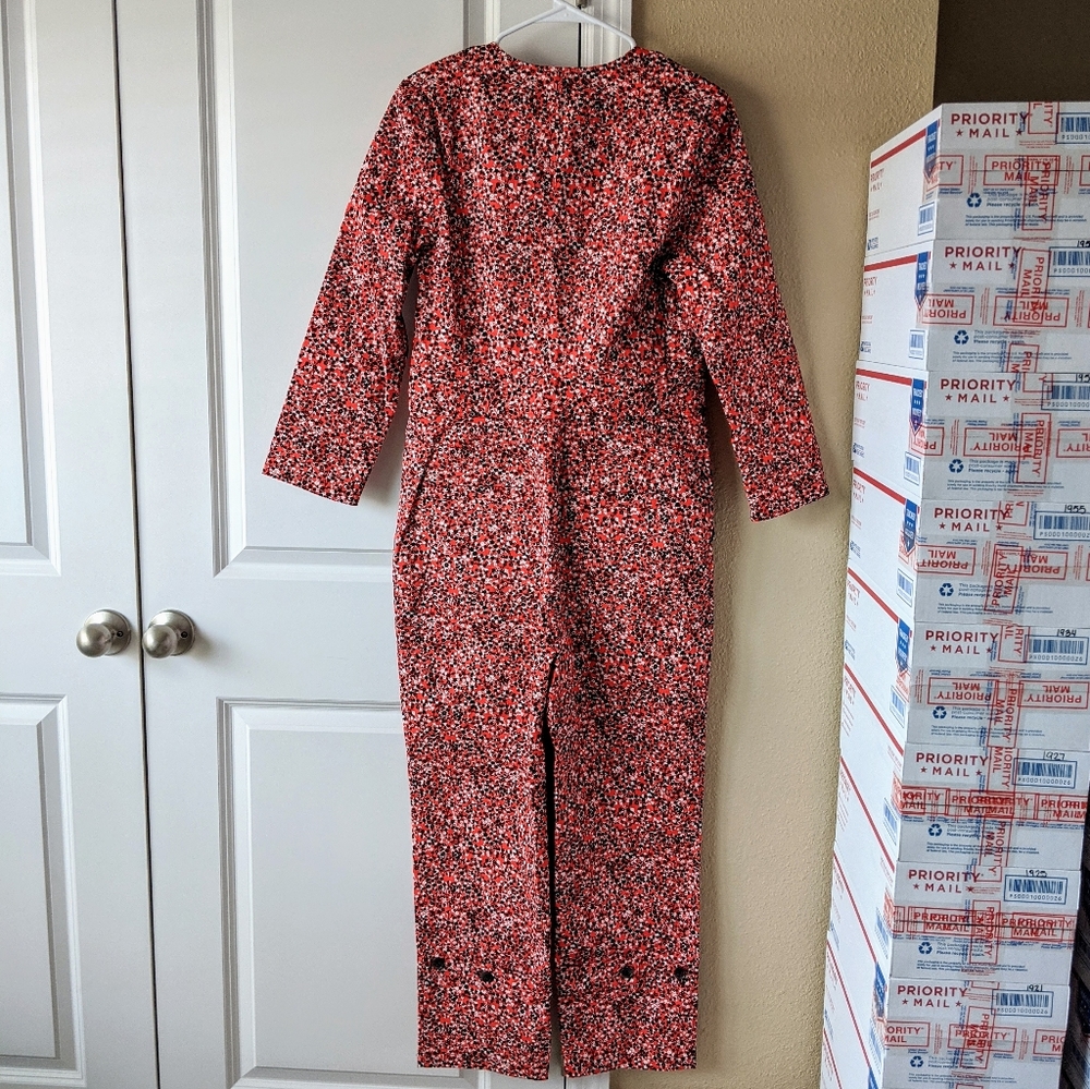 Rebecca Minkoff Clover Jumpsuit Red Multicolor Small - Picture 7 of 9